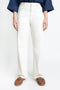 The White Straight Fit Pants