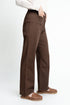 The Brown Straight Fit Pants
