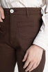 The Brown Straight Fit Pants