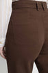 The Brown Straight Fit Pants