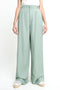 The Olive Wide Leg Linen Trousers