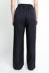 The Black Straight Fit Pull Up Trousers