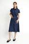 The Navy Shirt Dress
