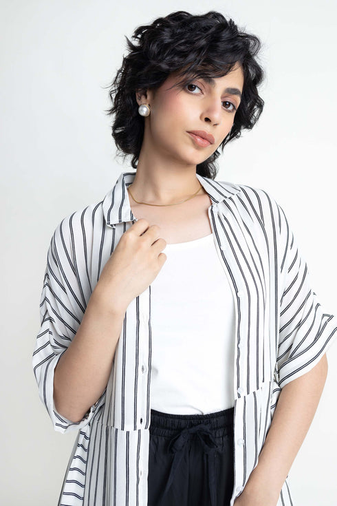 The Kimono Front Open Dress