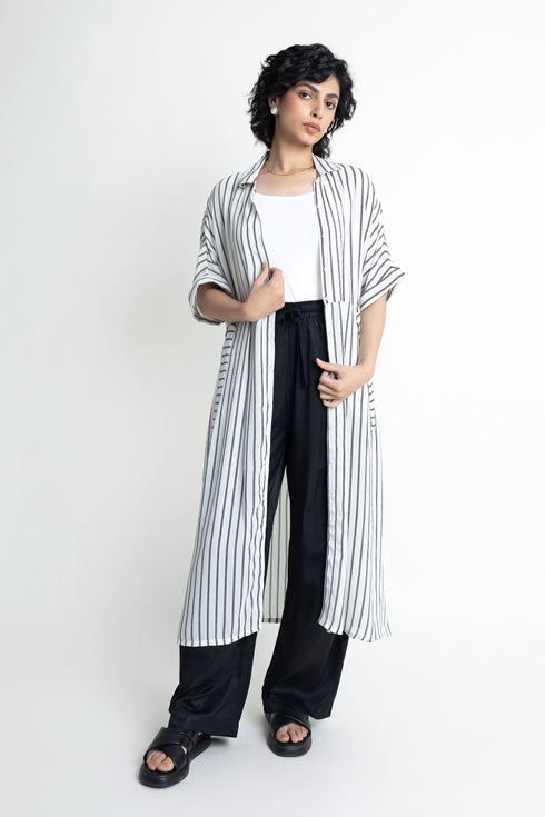 The Kimono Front Open Dress