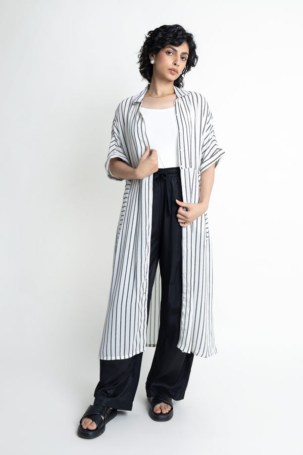 The Kimono Front Open Dress