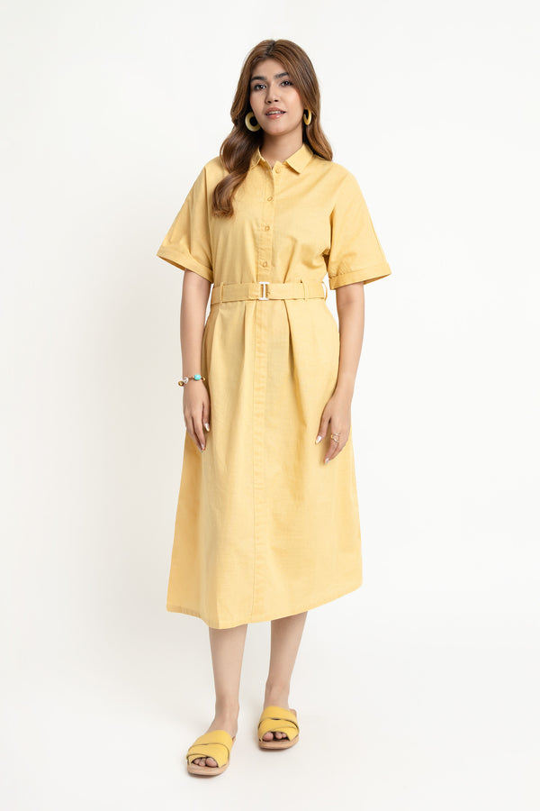 The Linen Kimono Dress