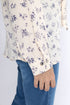 The Floral Neck Tie Blouse