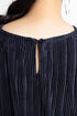 The Black Oversized Pleated Kimono Top