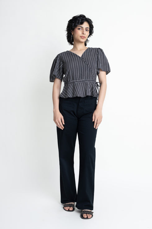 The Cropped Peplum Top