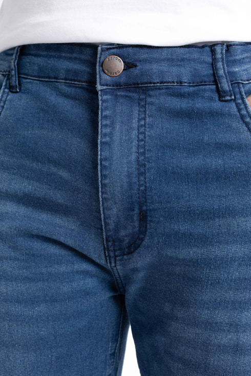 The Mid Wash Tapered Fit Jeans