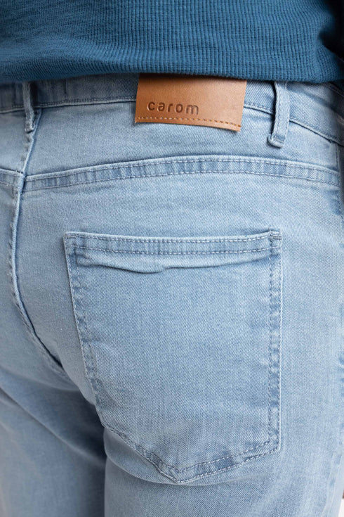 The Light Wash Tapered Fit Jeans