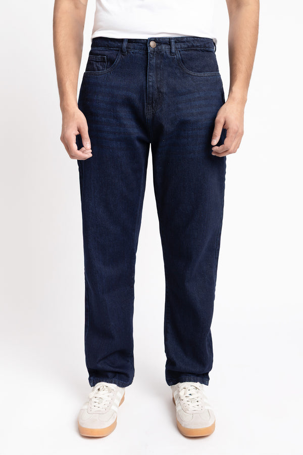 The Dark Wash Tapered Fit Jeans