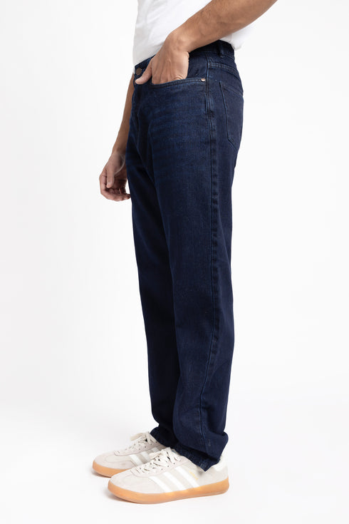 The Dark Wash Tapered Fit Jeans