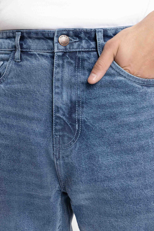 The Mid Wash Loose Fit Jeans