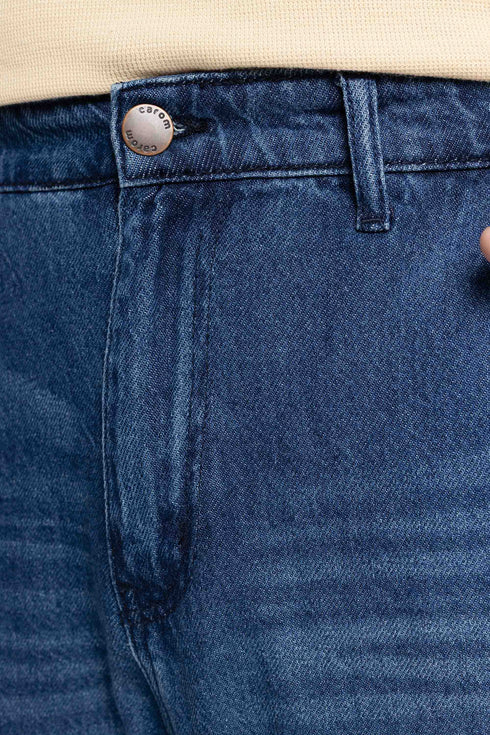 The Dark Wash Cargo Jeans