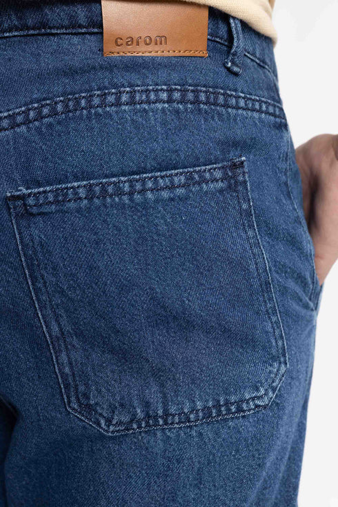 The Dark Wash Cargo Jeans