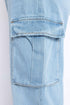 The Light Wash Cargo Jeans