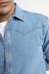 The Light Wash Relaxed Fit Denim Shirt