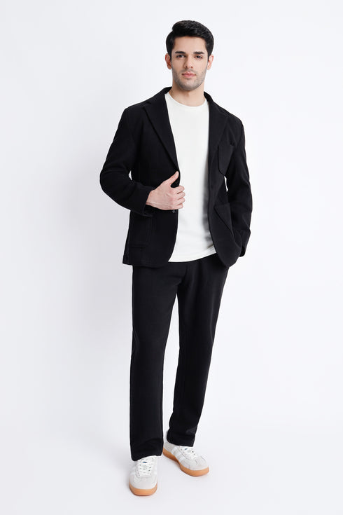 The Black Regular Fit Blazer