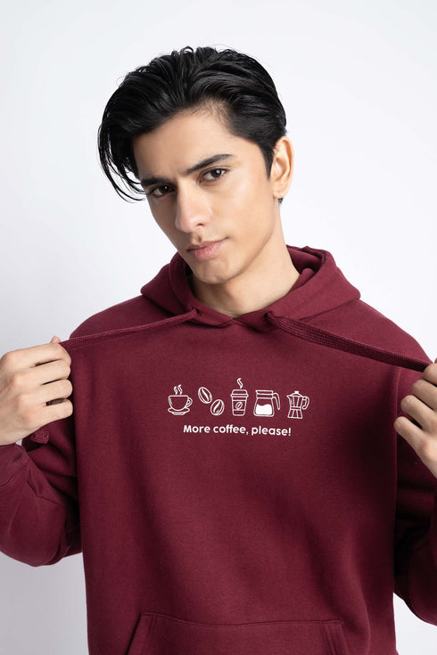 The More Coffee Regular Fit Hoodie