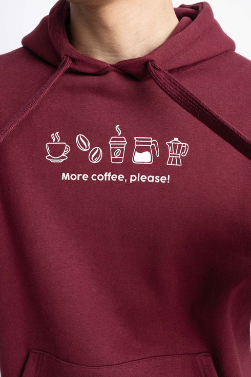 The More Coffee Regular Fit Hoodie