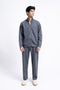 The Grey Scuba Mock Neck Hoodie