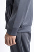 The Grey Scuba Mock Neck Hoodie