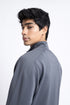 The Grey Scuba Mock Neck Hoodie