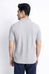 The Grey Waffle Knit Polo