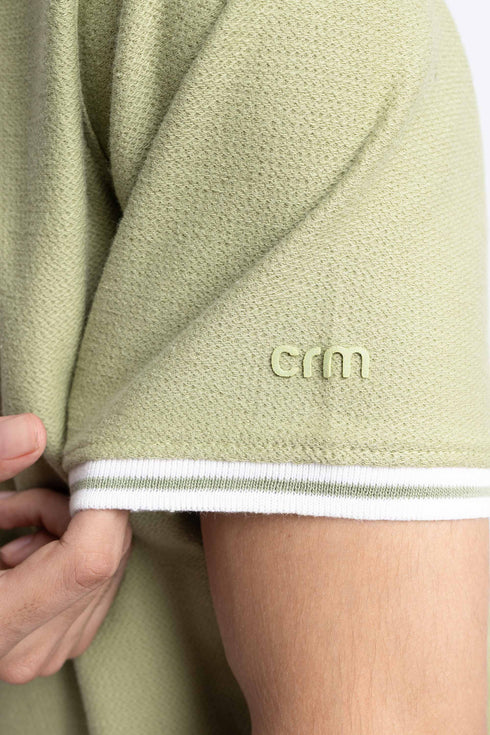 The Herringbone Jacquard Polo