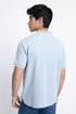 The Smokey Blue Waffle Knit Polo