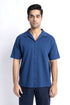 The Navy Cuban Collar Regular Fit Shirt