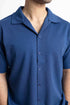 The Navy Cuban Collar Regular Fit Shirt