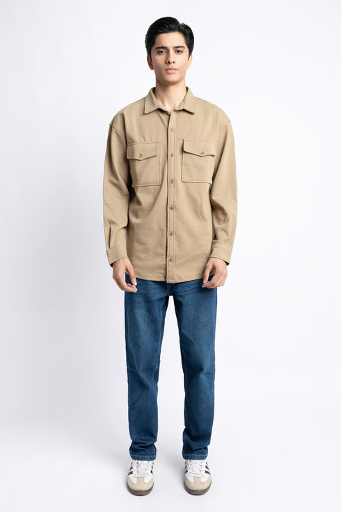 Knitted Oversize Shirt