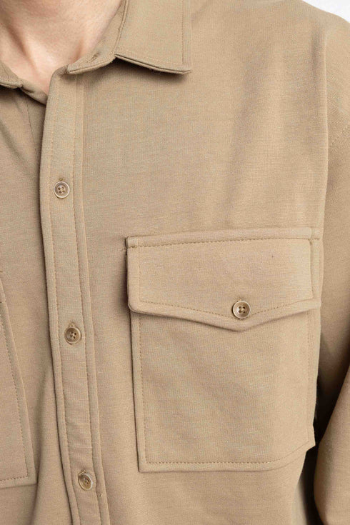 Knitted Oversize Shirt