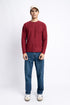 The Maroon Regular Fit Sweater