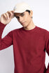 The Maroon Regular Fit Sweater