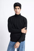 The Black Regular Fit Turtleneck Sweater