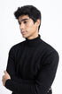 The Black Regular Fit Turtleneck Sweater