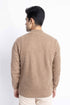 The Brown Half Zipper Mock Neck