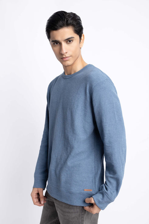 The Ash Blue Regular Fit Sweatshirt