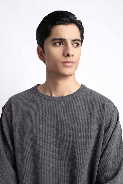 The Charcoal Regular Fit Sweatshirt