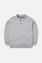 The Grey Quilted Regular Fit Mock Neck