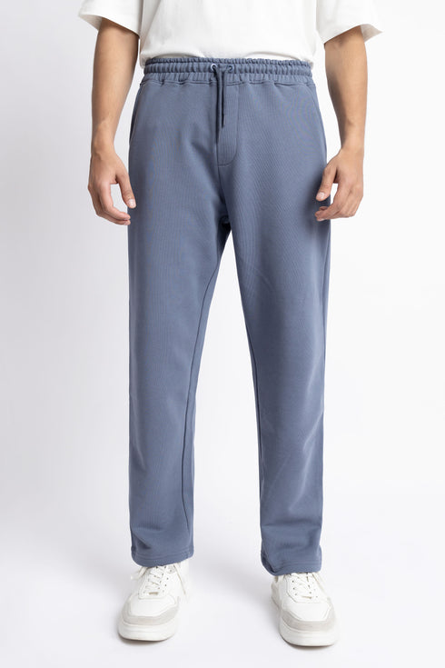 Grey Straight Fit Trouser