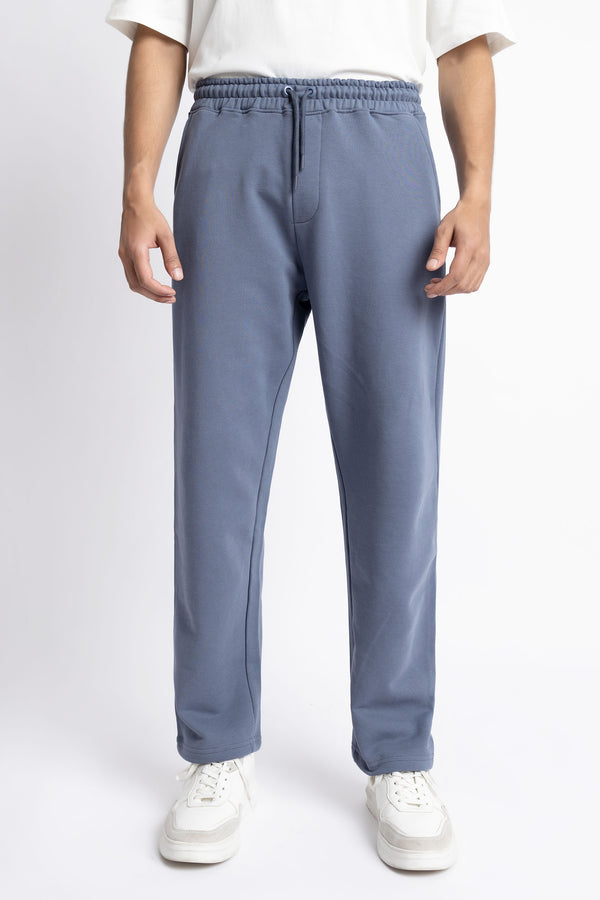 Grey Straight Fit Trouser