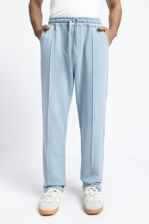 The Ash Blue Straight Fit Sweatpants