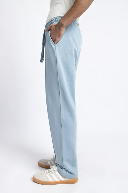 The Ash Blue Straight Fit Sweatpants