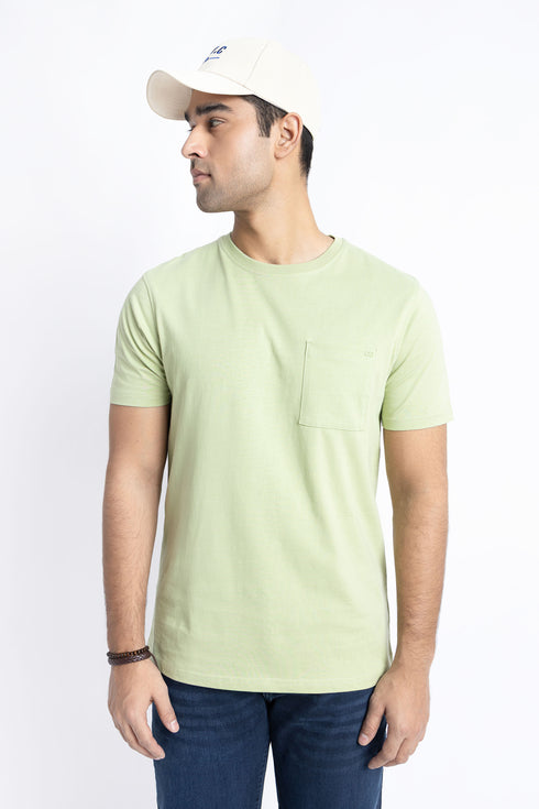 Green Regular Fit T-Shirt