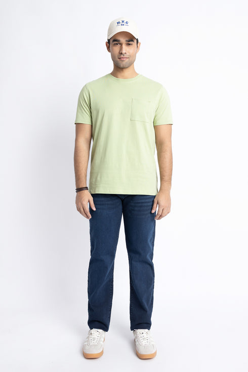 Green Regular Fit T-Shirt